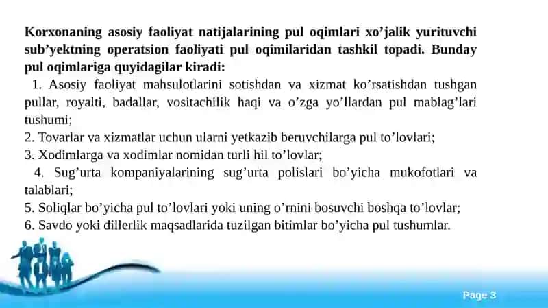 PUL MABLAG’LARI VA XORIJIY VALYUTA HISOBI 3