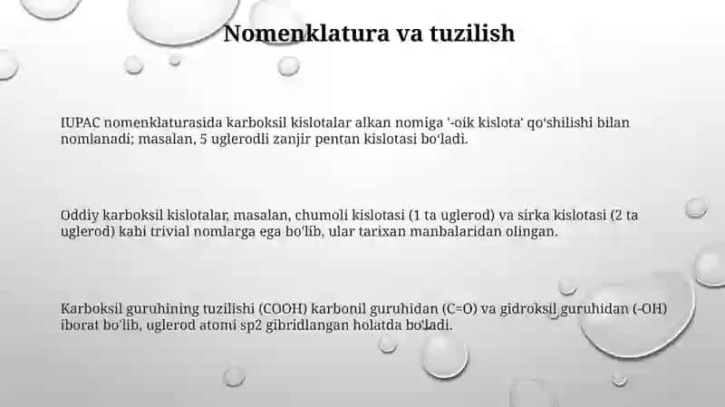 Karbon kislotalar 3