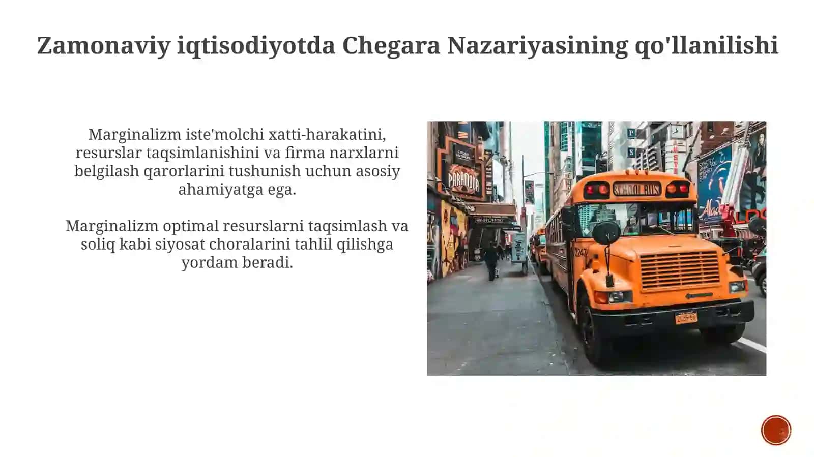 Marjinalizm Tálimoti va Neoklassik Iqtisodiy Maktablar 3