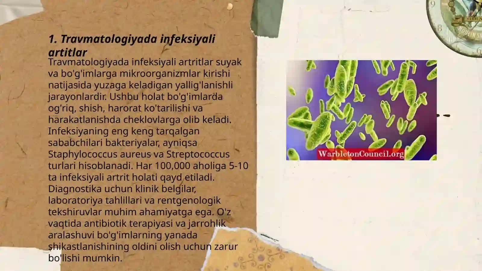 Travmatologiyada infeksiyali artitlar 3