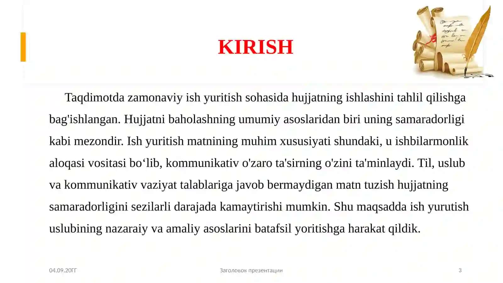 Rasmiy-idoraviy uslub va uning uslubiy xususiyatlari 3