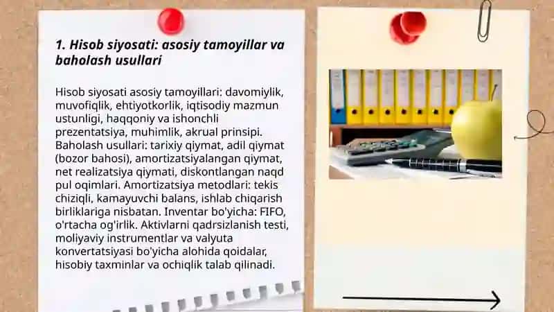 Moliyaviy hisobot uchun tushuntirish va eslatmalar 3