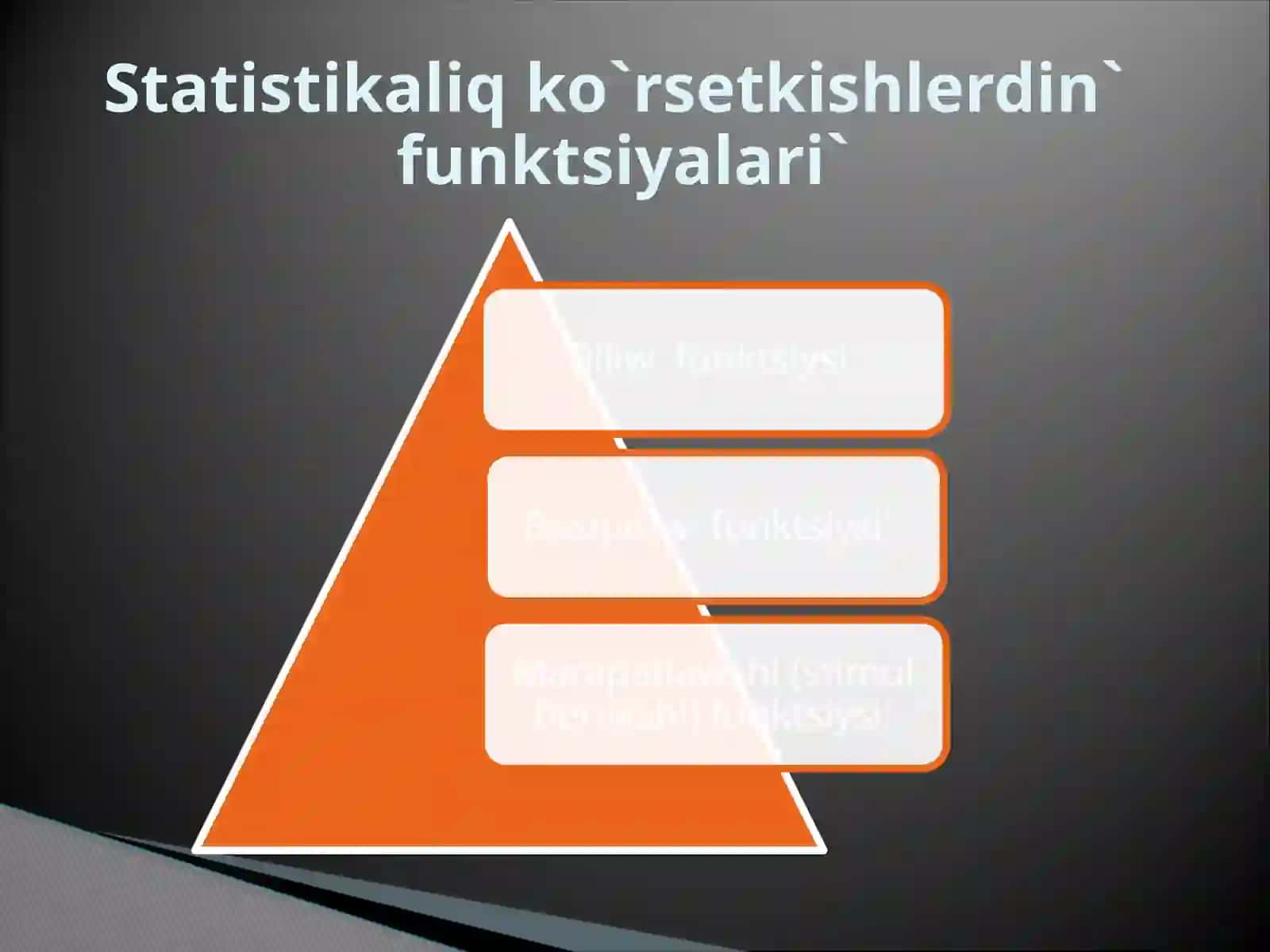 STATISTIKALIQ KO`RSETKISHLERREJE 3
