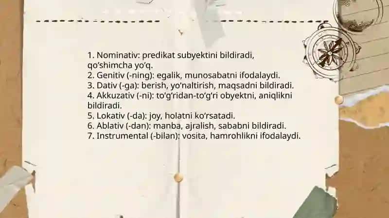 Gramatik ma'noni ifodalovchi vositalar 3