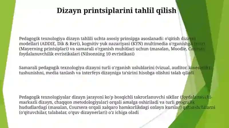Pedagogik texnologiyalar tasnifi hamda loyihasi 3
