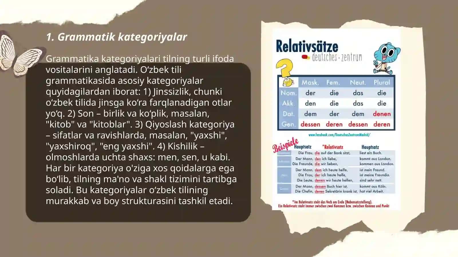 Grammatik Grammatik maʼno ifodalovchi vositalar 3