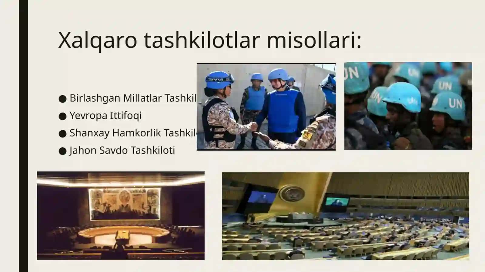 XALQARO TASHKILOTLARNING HUQUQIY MAQOMI 3