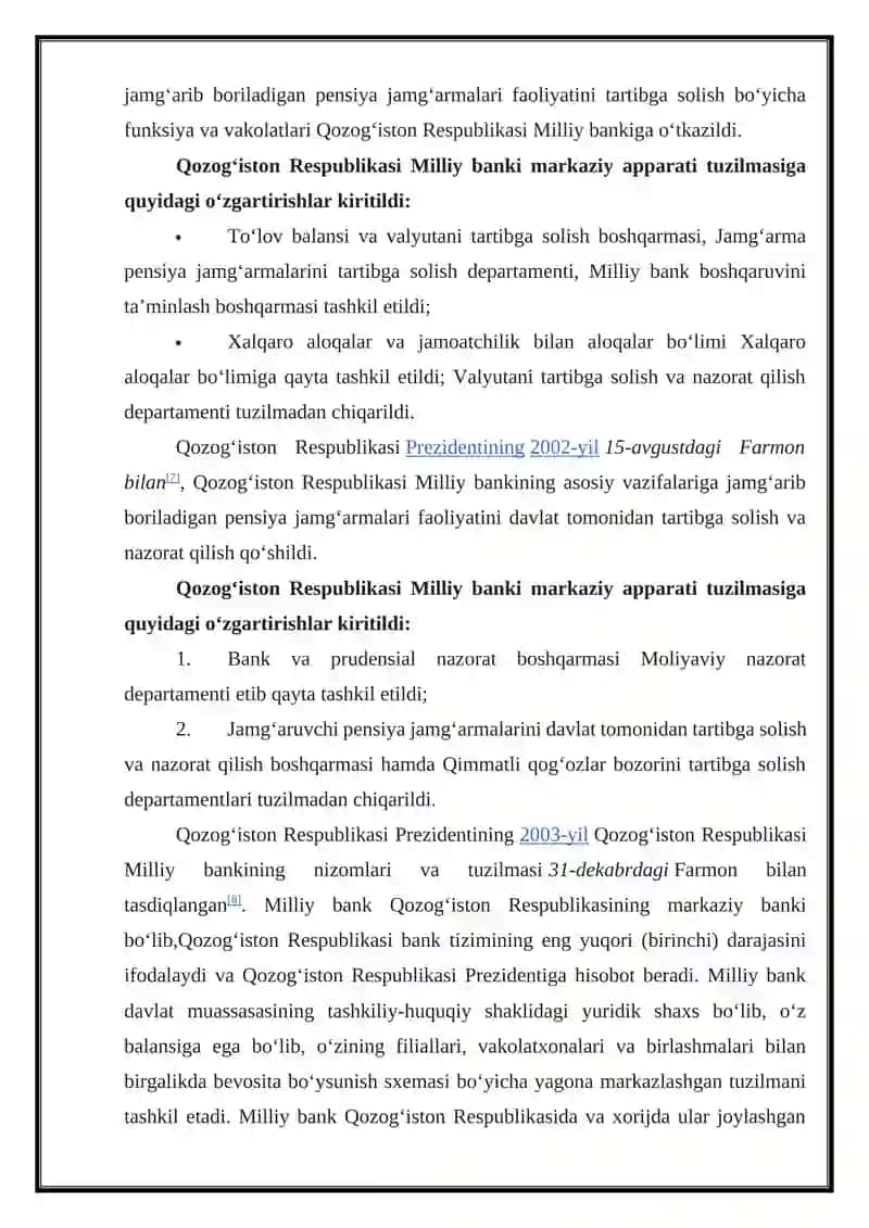 Qozogʻiston Respublikasi Milliy banki 3