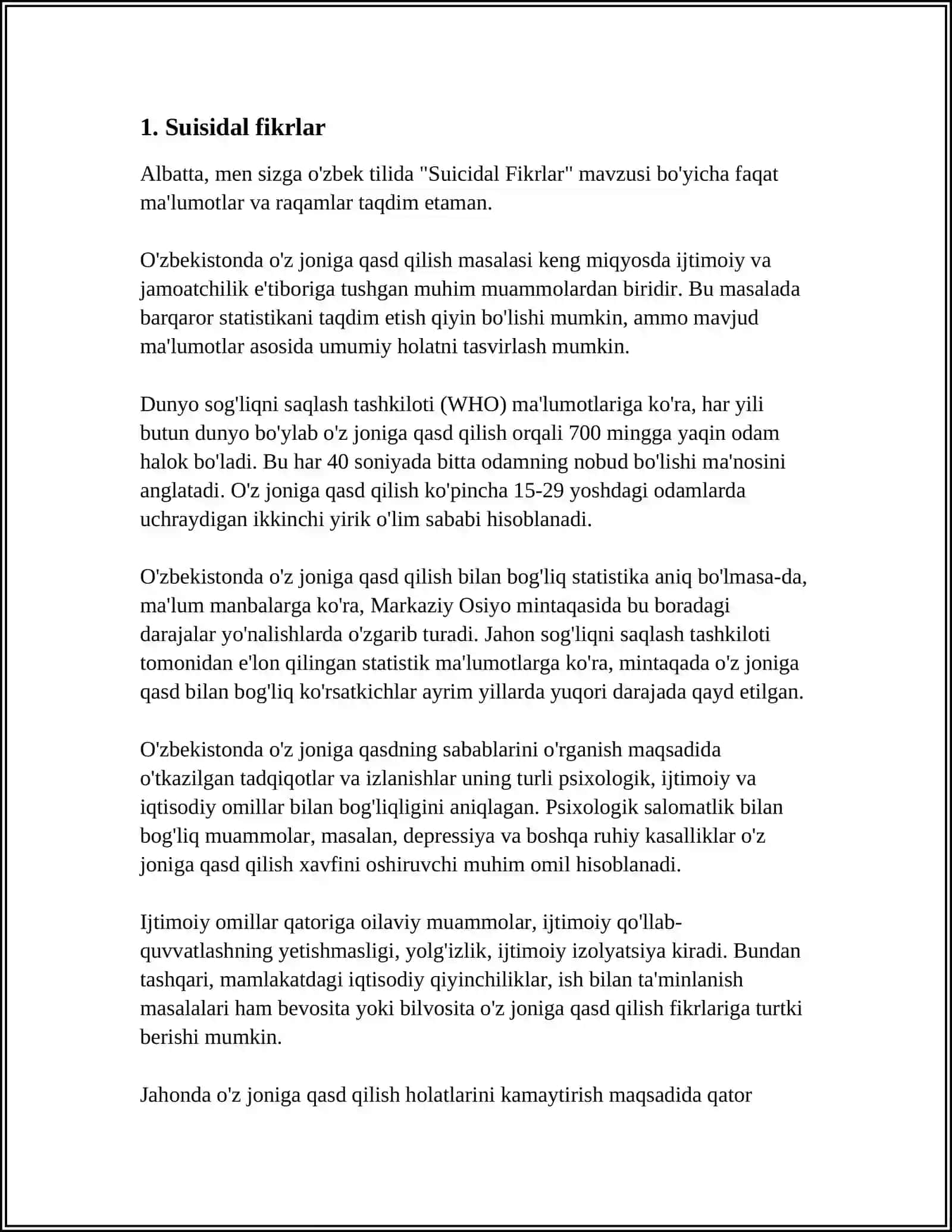 REFERAT - SUISIDAL XULQ ATVOR 3