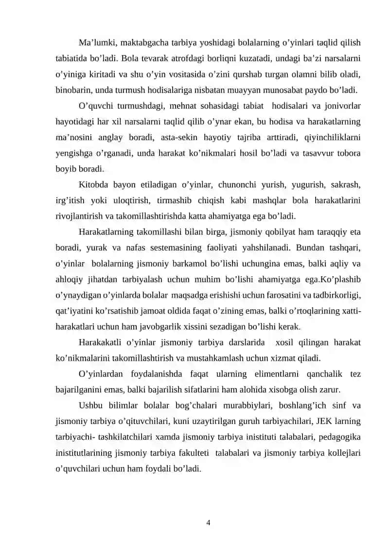NUTQNI RIVOJLANTIRUVCHI MILLIY O'YINLARNI O'RGATISH 3