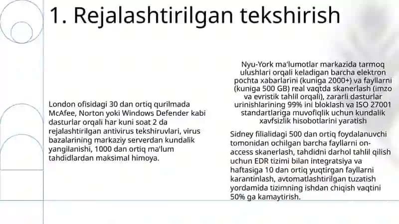 Antivirus dasturlar va ulardan axborotlarni ximoya qilish 3