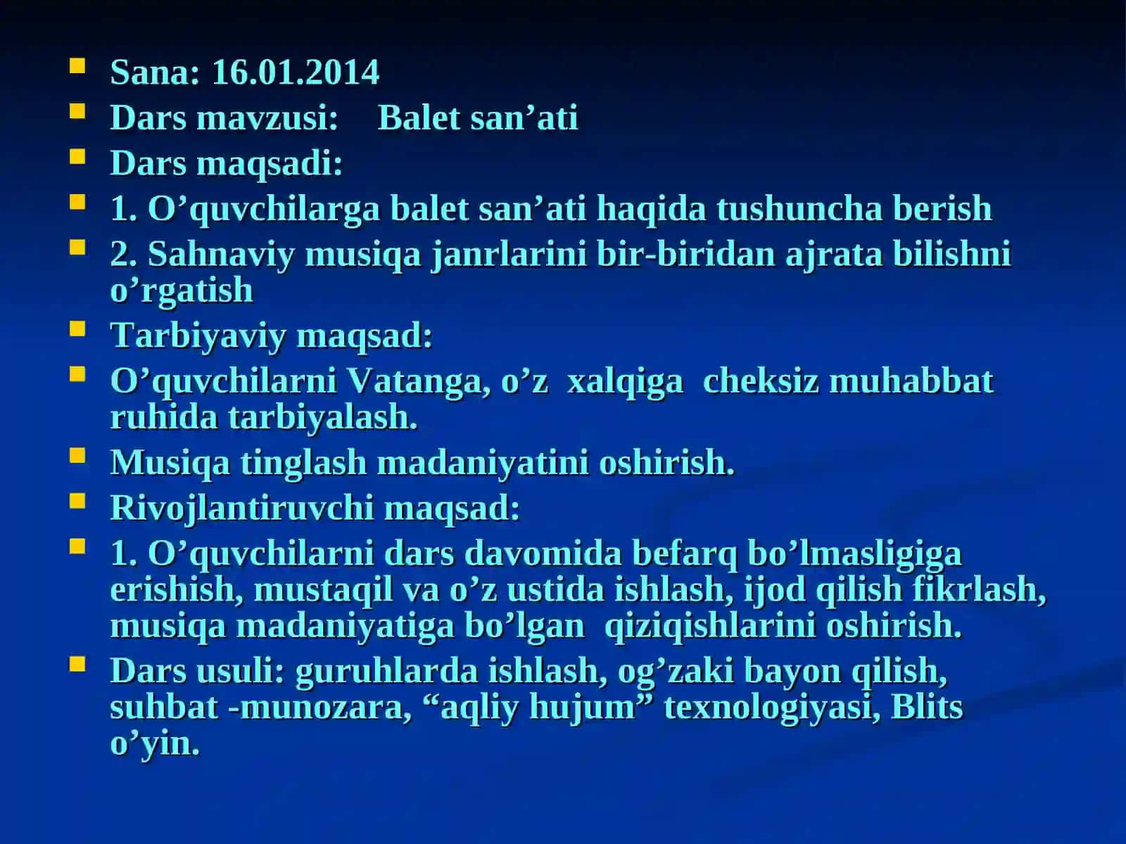 Balet san’ati” 3