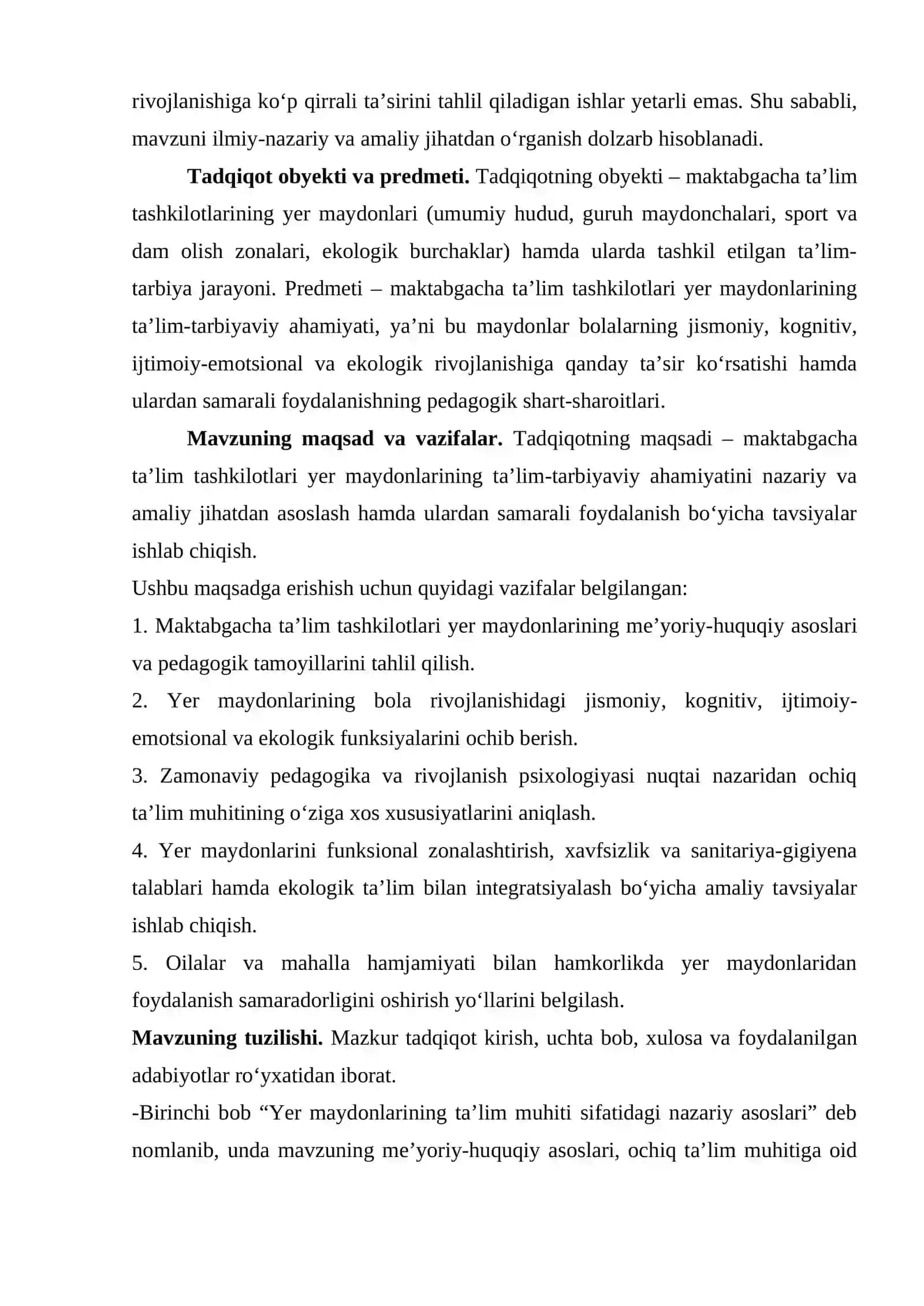 MAKTABGACHA TA’LIM TASHKILOTLARI YER MAYDONLARINING TA’LIM-TARBIYAVIY AHAMIYATI 3