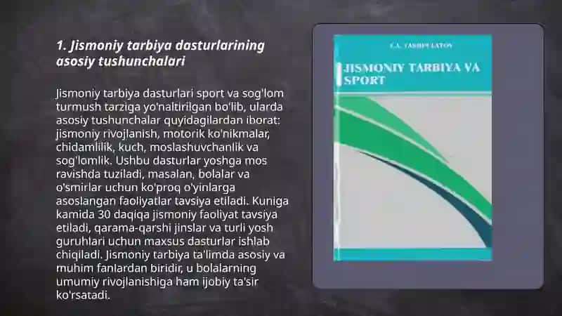 Jismoniy tarbiya dasturlarining tasnifi 3