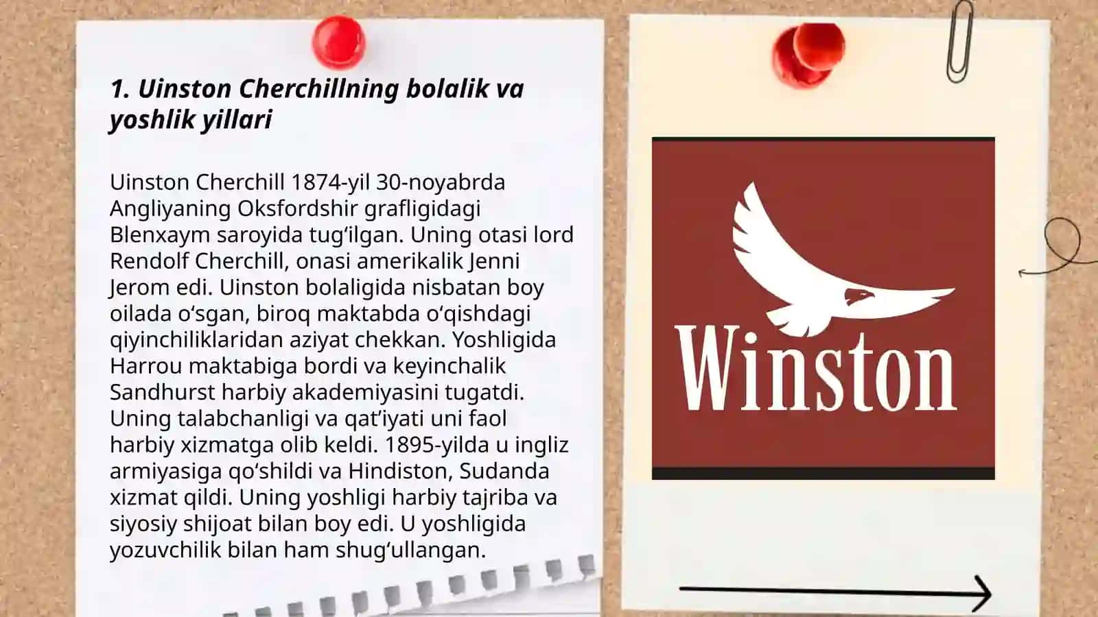 Uinston Leonard Cherchil hayoti 3