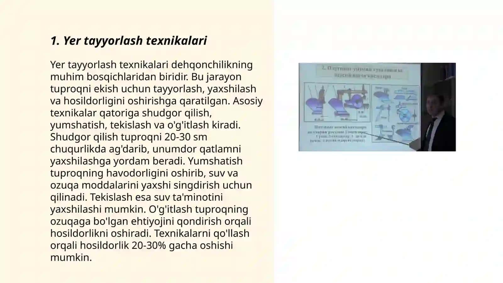 Yer tayyorlash texnikalari 3