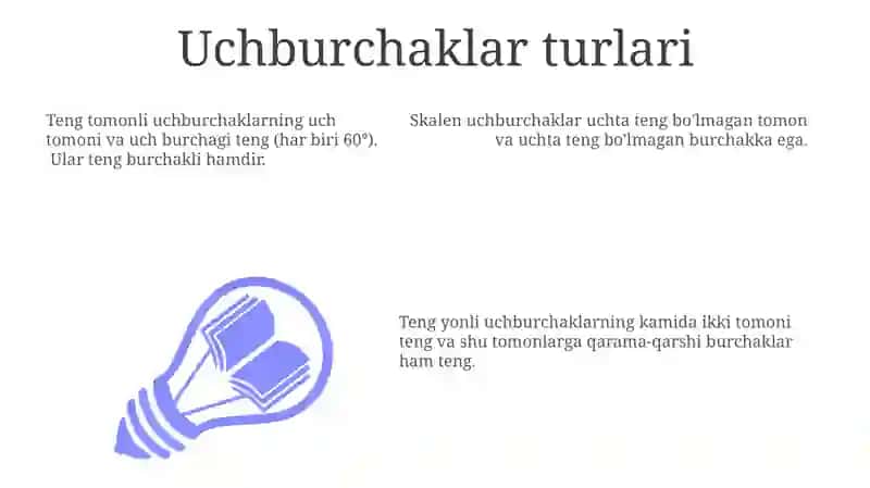 Uchburchaklar 3