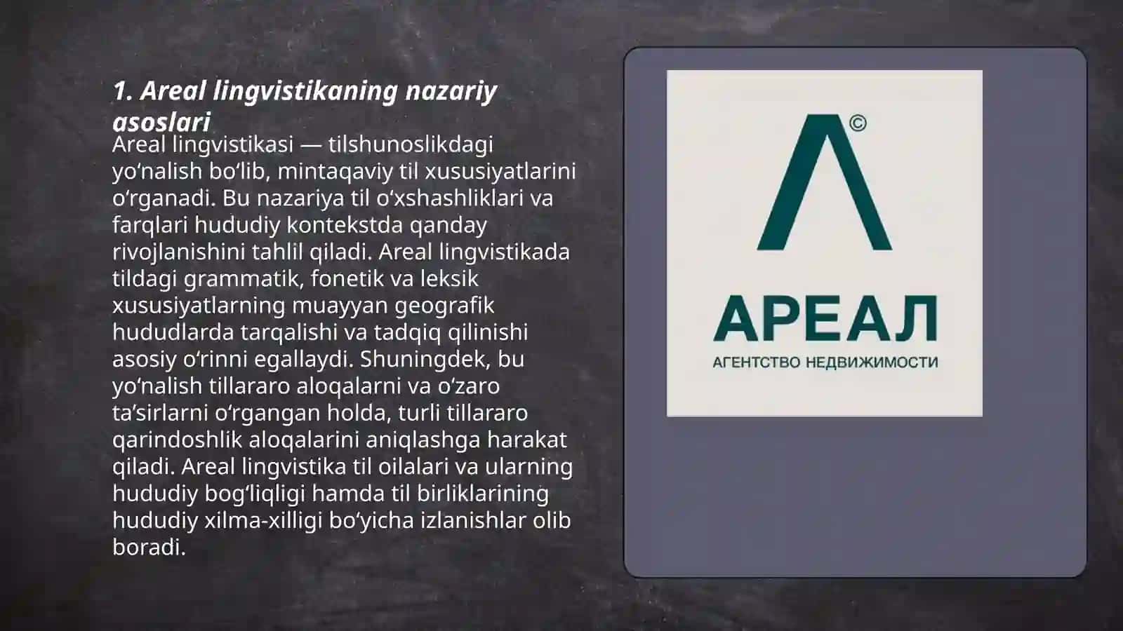Areal lingvistika 3