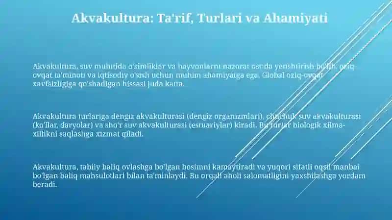 Akvakultura 3