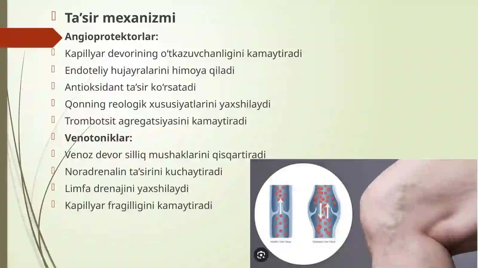 Angioprotektorlar va Vinotop vositalari 3