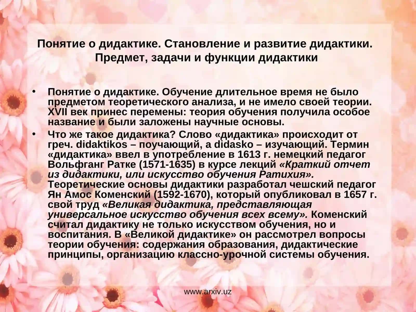 Дидактика как теория обучения 3
