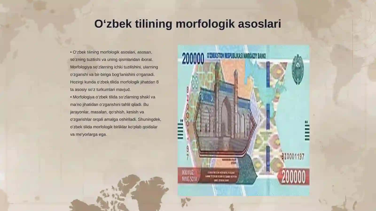 Hozirgi o‘zbek adabiy tilining morfologik tarkibi 3