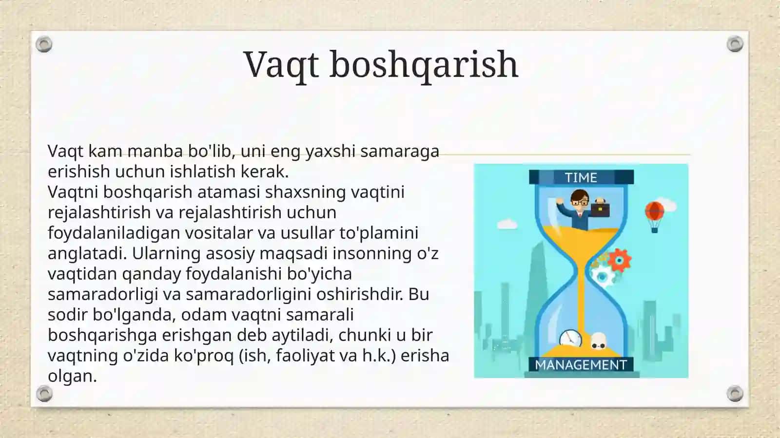 Shaxsiy samaradorlik 3
