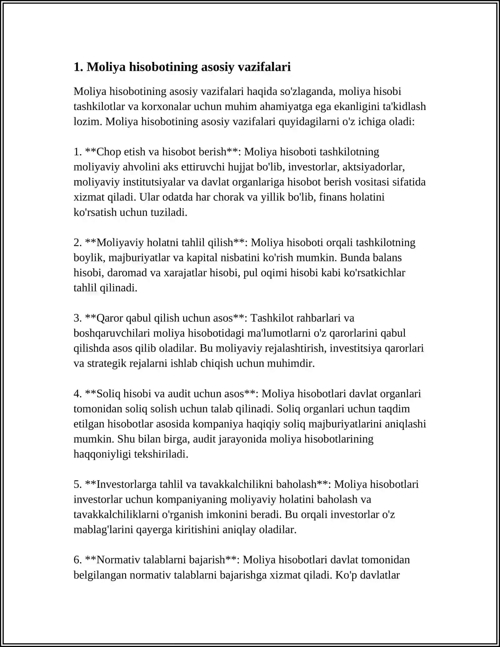 BUXGALTERYA (MOLIYAVIY) HISOBOTNING TARKIBI VA TURLARI 3
