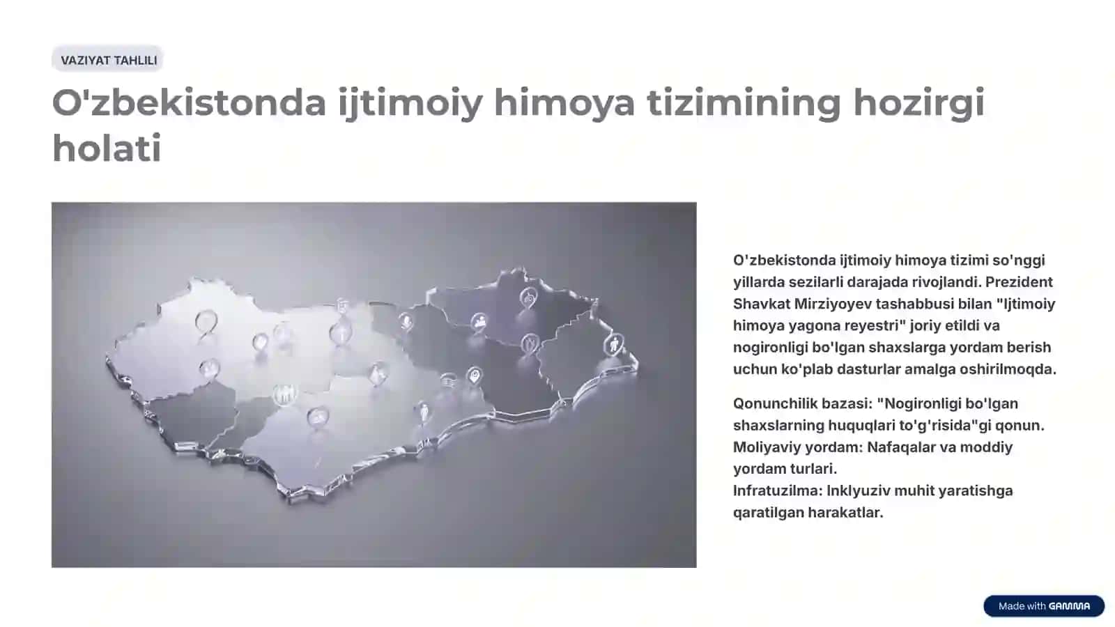 IJTIMOIY HIMOYA TIZIMI VA NOGIRON BOLALARNI QO'LLAB QUVVATLASH 3