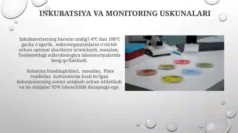 Mikroorganizm kulturalarni uskunalarini o'rganish 3
