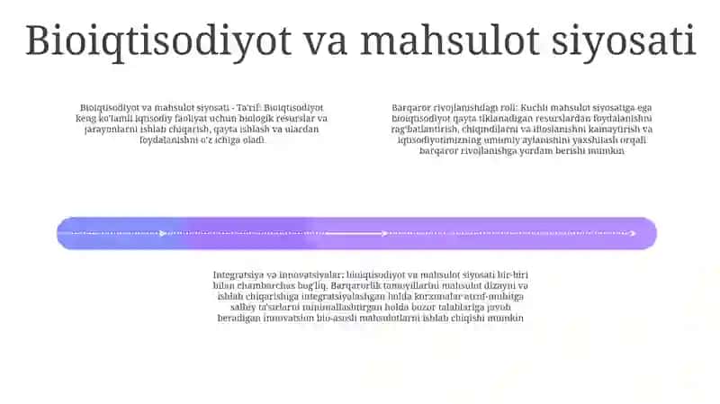 Bioiqtisodiyotda Mahsulot Siyosati 3