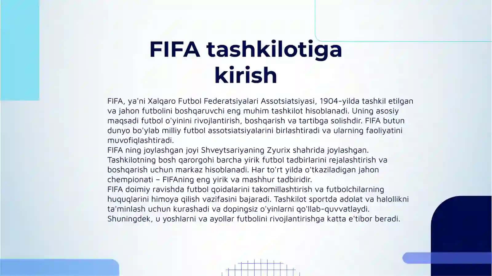 FIFA VA 2026-YIL JAHON CHEMPIONATI 3