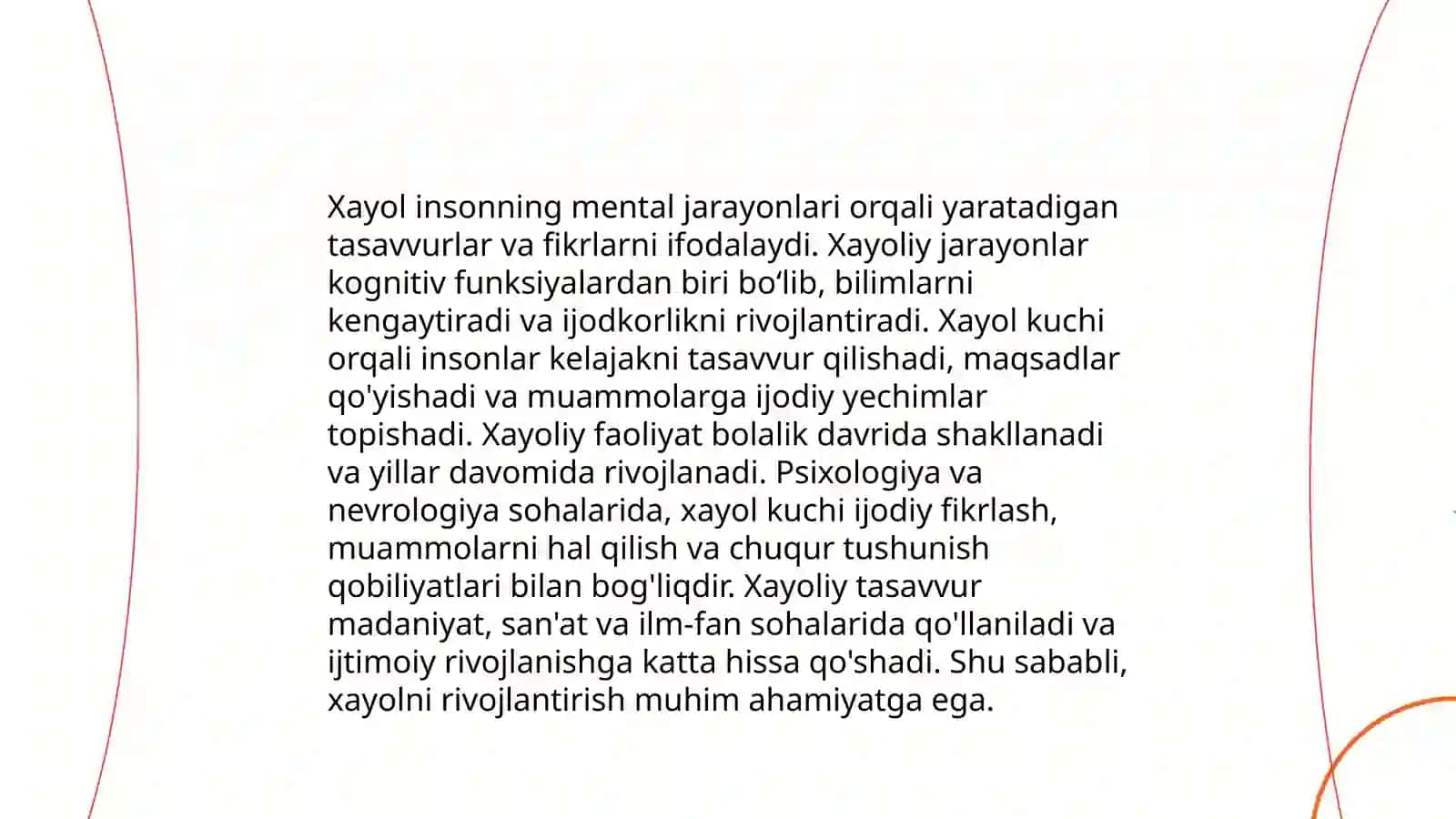 Xayol jarayonlari va xayol turlari 3