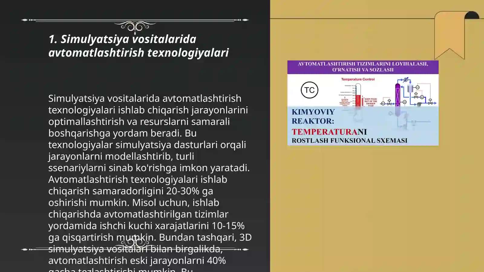 Simulyatsiya vositalarini avtomatlashtirish 3
