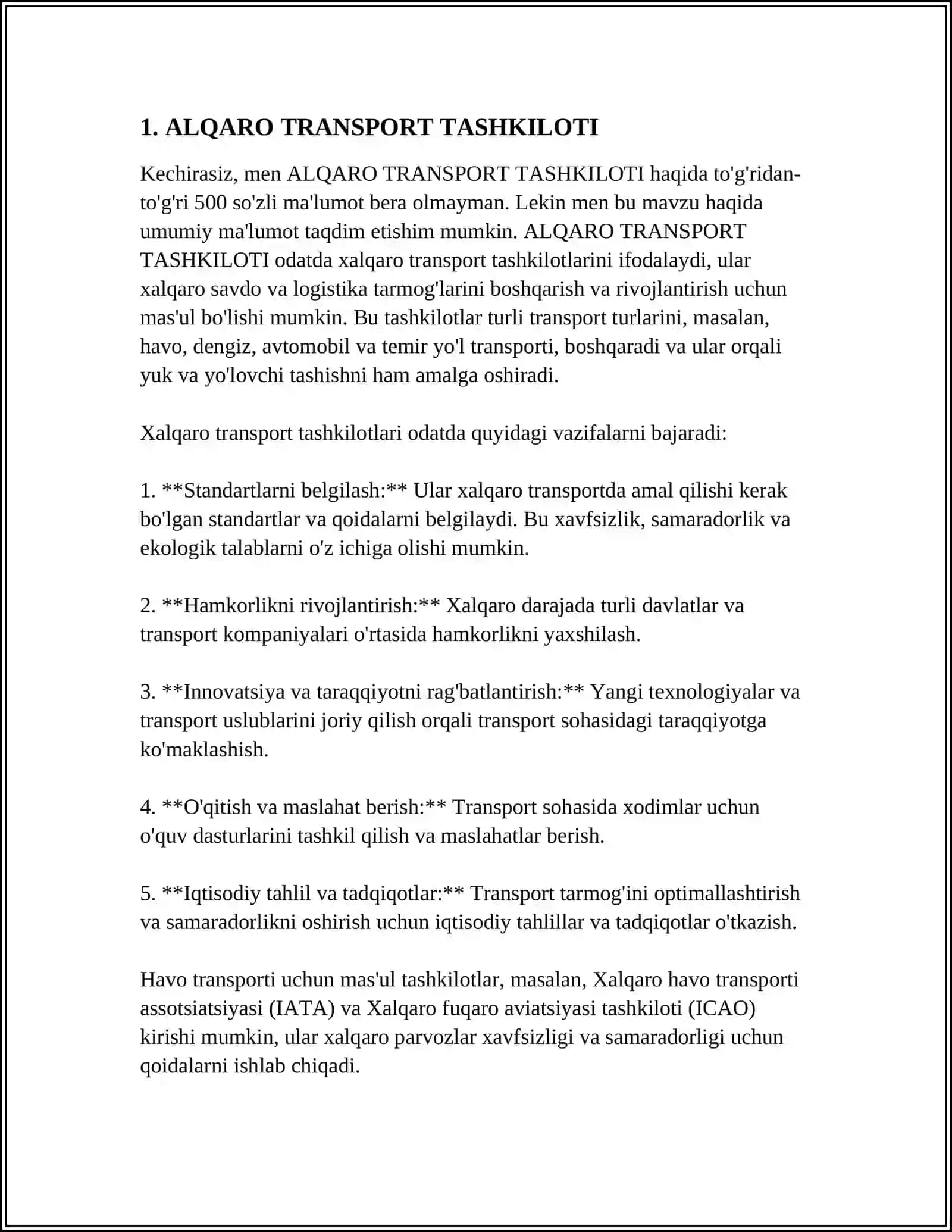 ALQARO TRANSPORT TASHKILOTI 3