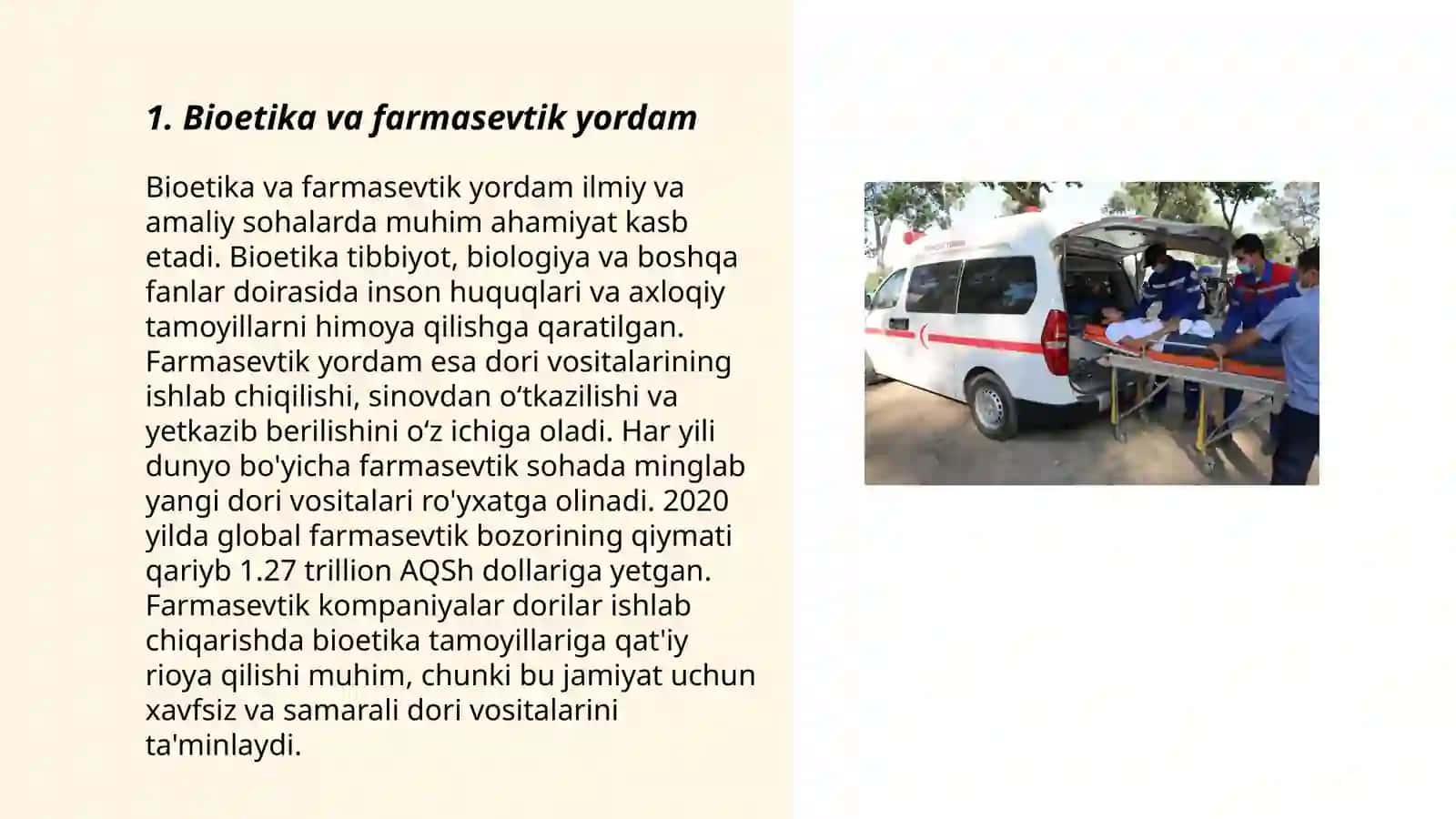 Farmasevtik yordam kòrsatish jarayonida bioetikaning vazifalari 3
