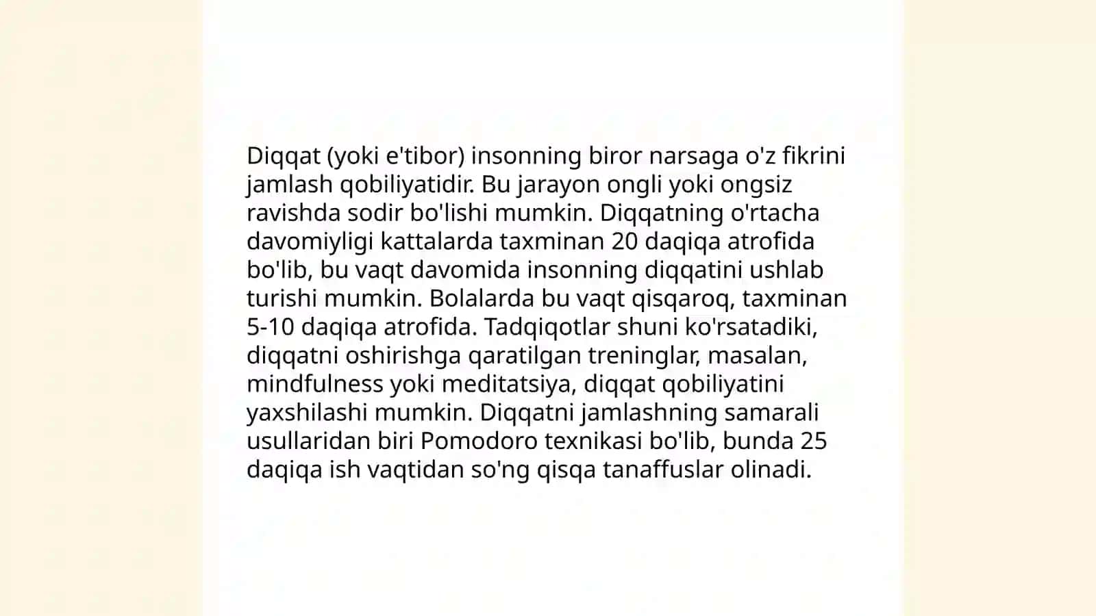 PSIXIK JARAYONLAR TURLARI 3