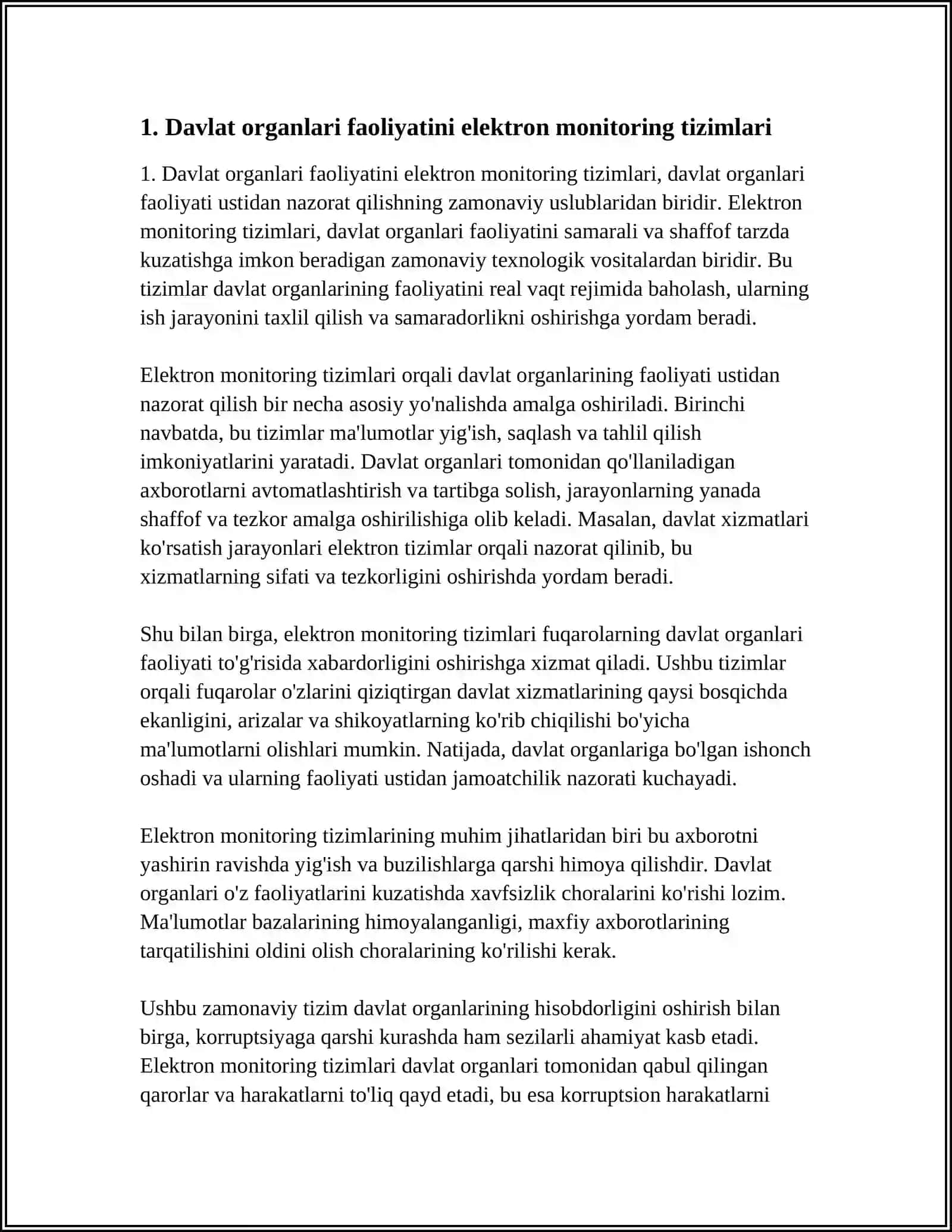 DAVLAT ORGANLARI FAOLIYATI USTIDAN NAZORAT QILISHNING ZAMONAVIY USLUBLARI 3