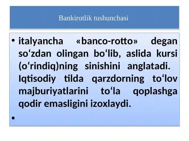 Iqtisodiy nochorlikni baholash va tahlil qilish 3