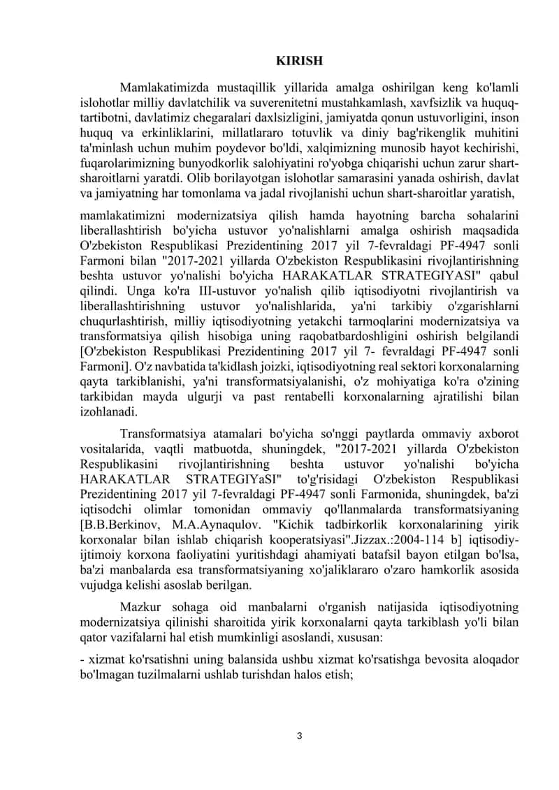 Korxona ishlab chiqarish faoliyati 3