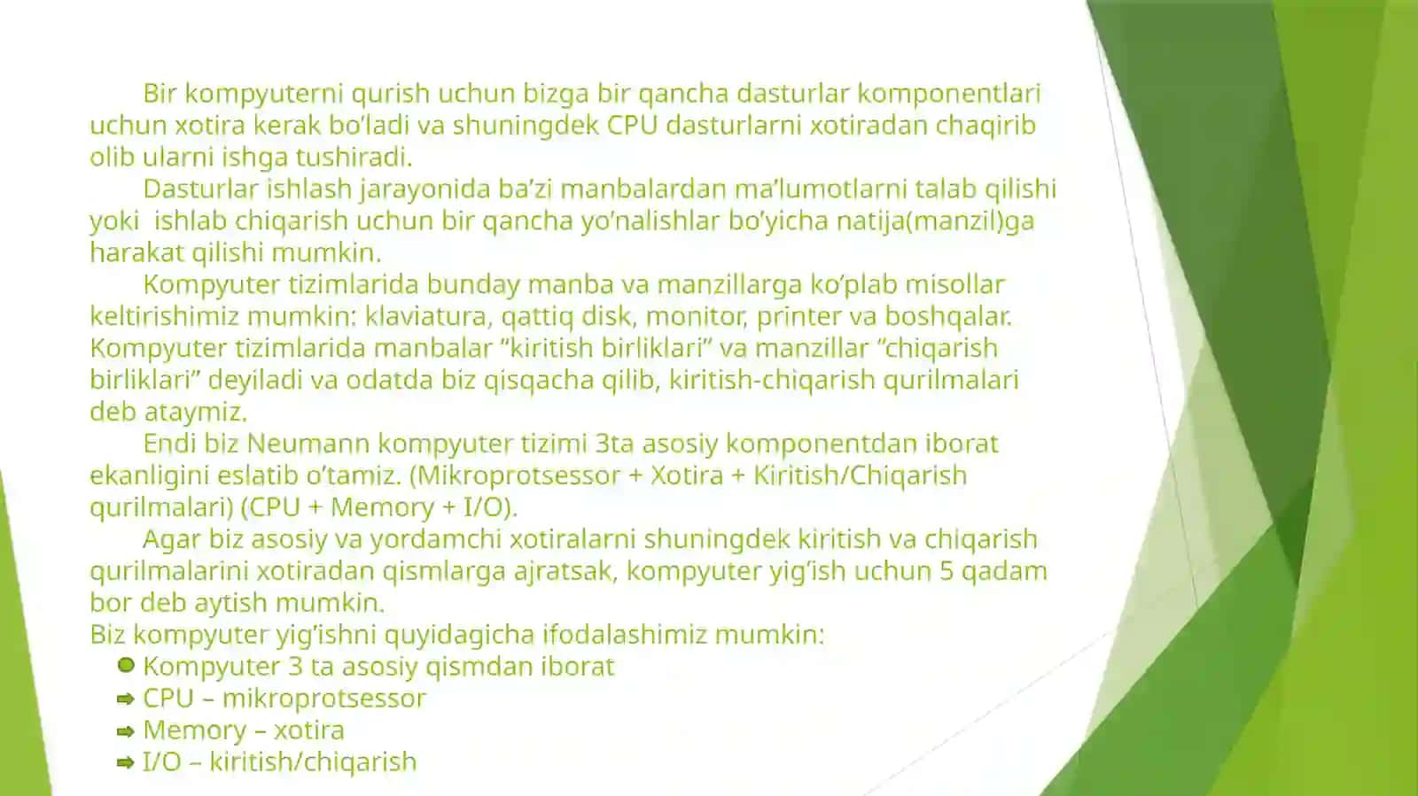 Kompyuterarxitekturasi 3