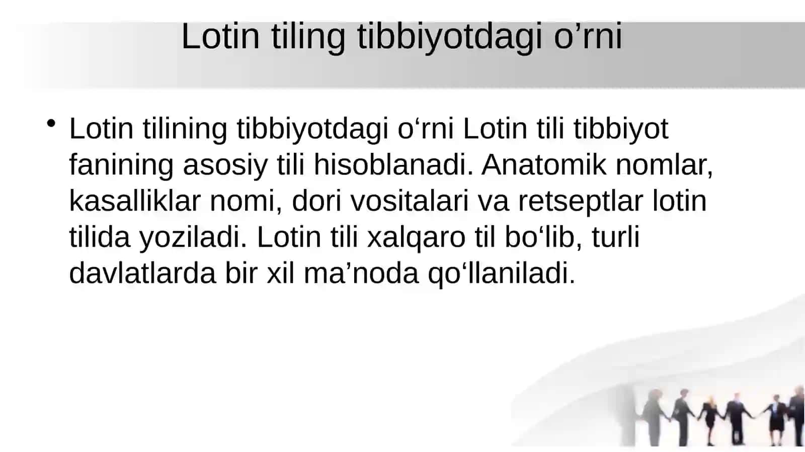 Tibbiyot terminlari tushunchasi 3