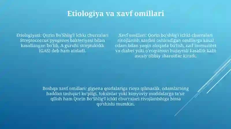 Qorin Bo'Shlig'I Ichki Churralari 3