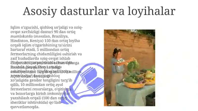 Qishloq ayollariga investitsiya dasturi 3