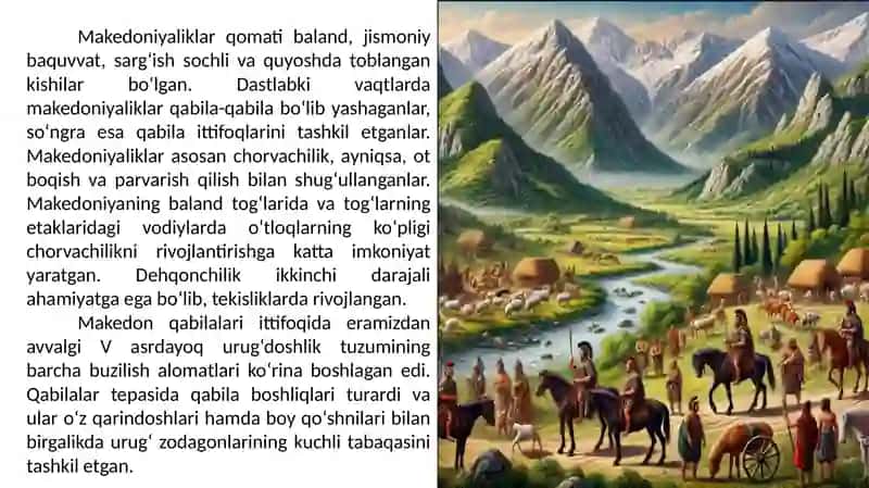 MAKEDONIYANING YUKSALISHI.YUNONISTONDA MAKEDON HUKMRONLIGINING O‘RNATILISHI 3
