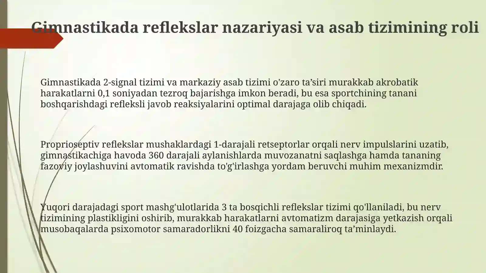Sport gimnastikasida reflektor yondashuv 3