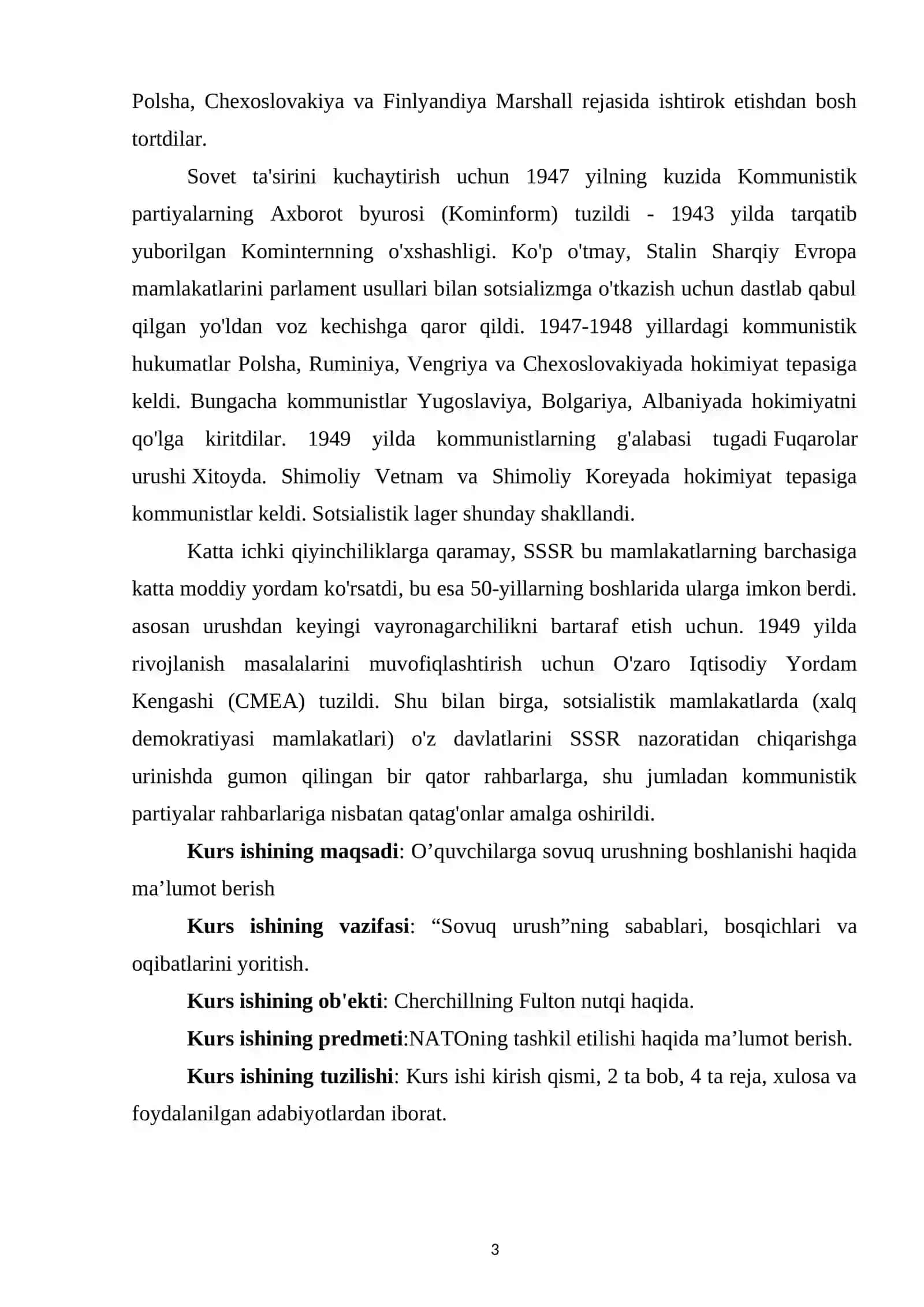 DUNYO QUROLLANISH POYGASINING AVJ OLISHI VA XALQARO TASHKILOTLARNING TUZILISHI 3