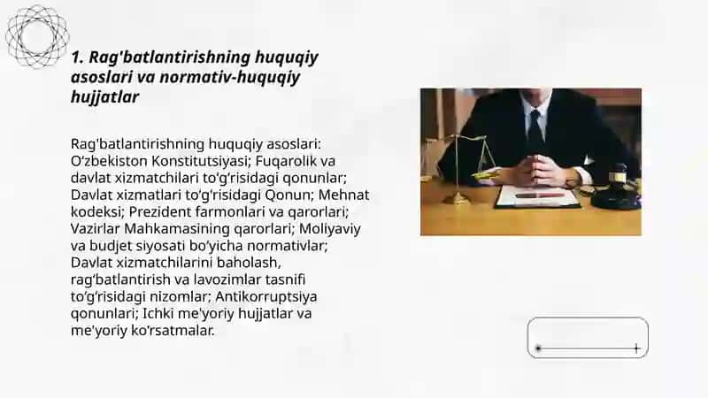 Rag'batlantirishning huquqiy asoslari va normativ-huquqiy hujjatlar 3