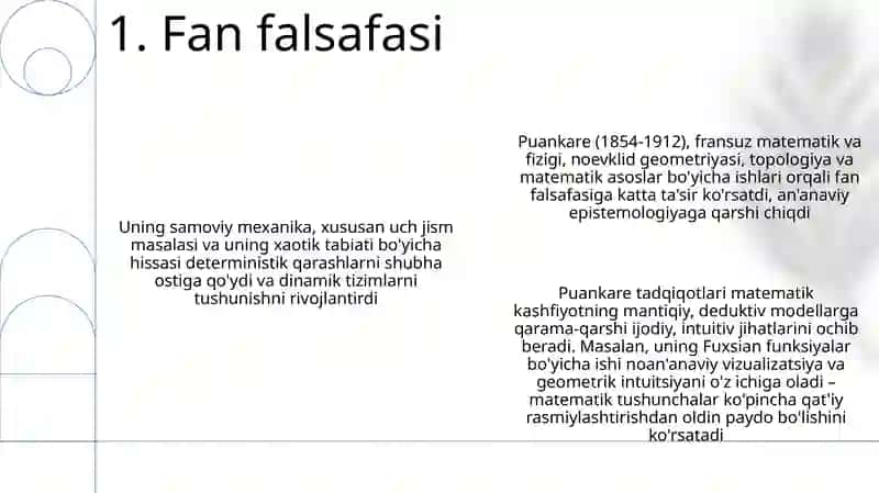 Buyuk olimlar tadqiqotlarida matematika:Anri Paunkari 3