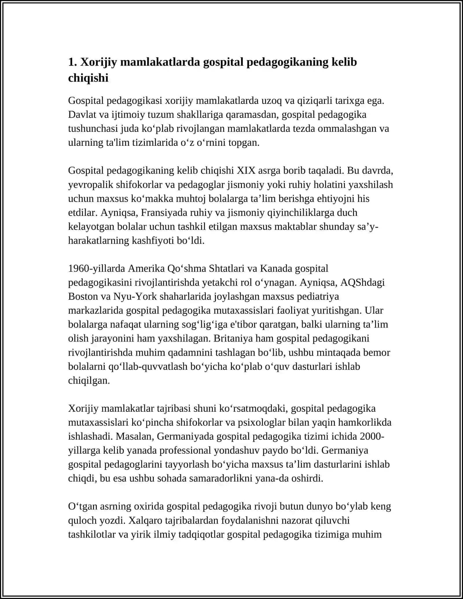 XORIJIY MAMLAKATLARDA GOSPITAL PEDAGOGIKA AN’ANALARI VA XUSUSIYATLARI 3